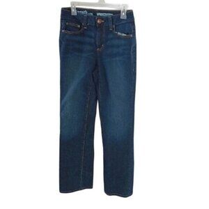 DKNY Womens Soho Jeans Dark Blue Straight Leg Denim Size 6